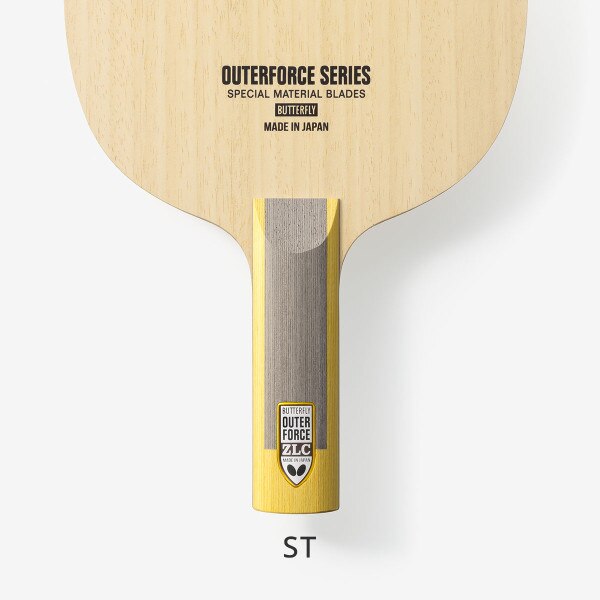 Butterfly Outerforce ZLC Table Tennis Blade - Straight Handle